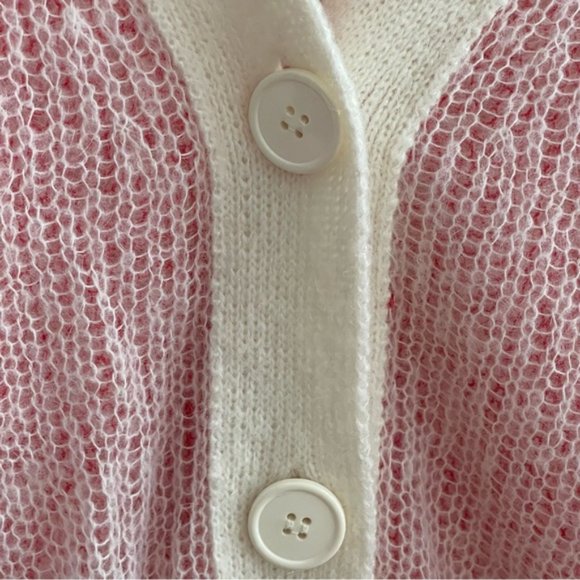 MM6 Maison Margiela Pink Cardigan in Women’s Size XS - Picture 6 of 12